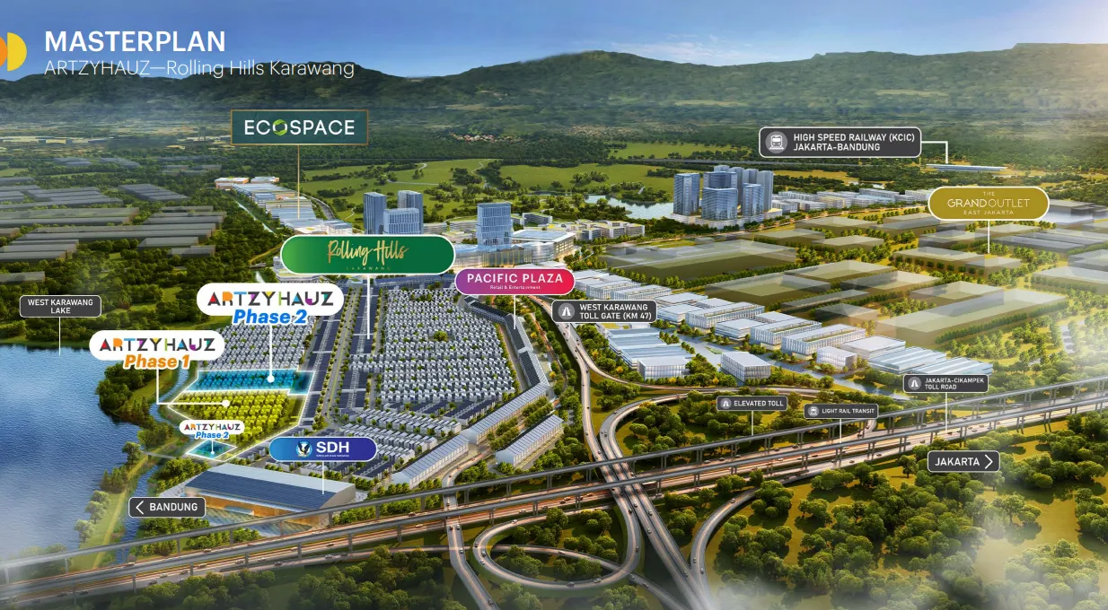 Master Plan Artzy Hauz Phase 2 Lippo Karawang